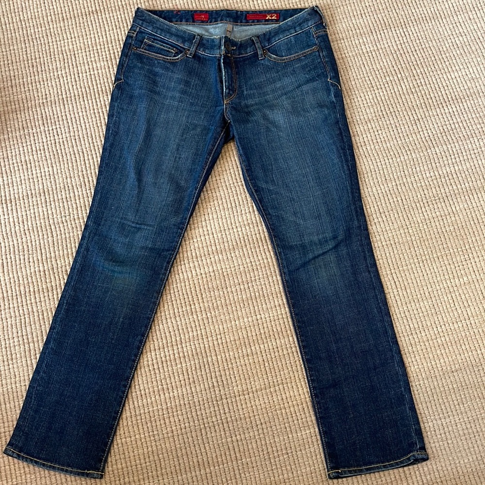 Express X2 Skinny W01 Ultra Low skinny Denim blue Jeans women’s size 10S